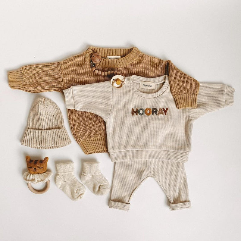 Conjunto calça e moleton bebês comfy - Lunar
